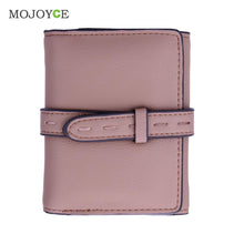 Elegant Women Short Smooth Money Purse PU Leather ID Credit Card Holder Coin Purses Carteras Mujer Femininas Short Wallet Purse ELY