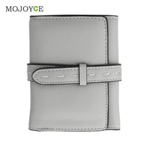 Elegant Women Short Smooth Money Purse PU Leather ID Credit Card Holder Coin Purses Carteras Mujer Femininas Short Wallet Purse ELY