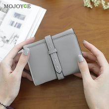 Elegant Women Short Smooth Money Purse PU Leather ID Credit Card Holder Coin Purses Carteras Mujer Femininas Short Wallet Purse ELY