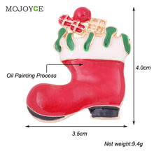 Enamel Gorgeous Rhinestone Brooch Pin Crystal Christmas Santa Snowman Xmas Gifts Christmas Boot Gift Jewellry Brooches for Women ELY