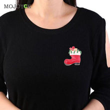 Enamel Gorgeous Rhinestone Brooch Pin Crystal Christmas Santa Snowman Xmas Gifts Christmas Boot Gift Jewellry Brooches for Women ELY