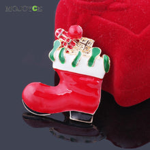 Enamel Gorgeous Rhinestone Brooch Pin Crystal Christmas Santa Snowman Xmas Gifts Christmas Boot Gift Jewellry Brooches for Women ELY