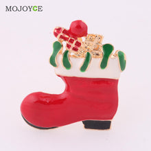 Enamel Gorgeous Rhinestone Brooch Pin Crystal Christmas Santa Snowman Xmas Gifts Christmas Boot Gift Jewellry Brooches for Women ELY