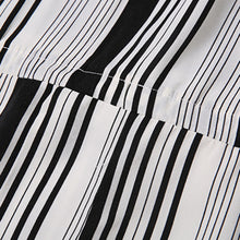 Europe Style Striped Woman OL Office Dress Slim Formal Dresses for Work Elegant O Neck Mini Sashes Vestidos Fors Oficina ELY