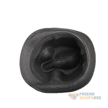 Chic Small Pepper Straw Korea Cool Leisure Flat Jazz Visor Sun Hat ELY