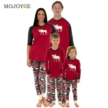 Family Clothing Sets Mother Father Daughter Son Pajamas Xmas Reindeer Sleepwear Nightwear Pajamas Set Rompers Clothes Sets ELY