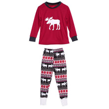 Family Clothing Sets Mother Father Daughter Son Pajamas Xmas Reindeer Sleepwear Nightwear Pajamas Set Rompers Clothes Sets ELY