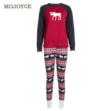 Family Clothing Sets Mother Father Daughter Son Pajamas Xmas Reindeer Sleepwear Nightwear Pajamas Set Rompers Clothes Sets ELY