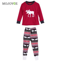 Family Clothing Sets Mother Father Daughter Son Pajamas Xmas Reindeer Sleepwear Nightwear Pajamas Set Rompers Clothes Sets ELY