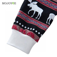 Family Clothing Sets Mother Father Daughter Son Pajamas Xmas Reindeer Sleepwear Nightwear Pajamas Set Rompers Clothes Sets ELY