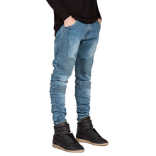 Famous Brand Men Straight Slim Fit Biker Jeans Pant Denim Trousers Jeans Men Biker Denim skinny Jeans Men ELY