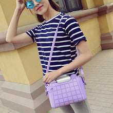 Famous Brand Woman Handbag Ladies Luxury PU Leather Handbag Chain Shoulder Lady Messenger Bag Plaid Women Crossbody Bag ELY