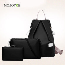 3-psc Backpack Women Waterproof Nylon Oxford Bags Mochila School Bags for Teenagers Mochila Feminina School Bags 1STL ELY