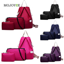 3-psc Backpack Women Waterproof Nylon Oxford Bags Mochila School Bags for Teenagers Mochila Feminina School Bags 1STL ELY