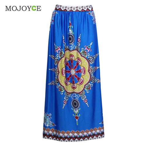 African Clothing Dashiki Long Skirt Traditional Clothes Wax Print Skirts Womens Vintage Comfortable Women Skirt ELY