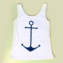 Anchor Printing T-Shirt Fancy Sleeveless Shirt Crop Tops O Neck Simple Sport Vest Sexy Tank Top Women Tops 1STL ELY