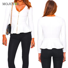 Jacket Women Long Sleeve Zipper Slim Short Cardigan Coat Women Outwear Women Basic Coats jaqueta feminina ELY