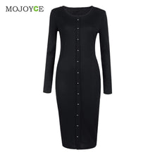 Knitted Women Dress Long Sleeve Blue Vestidos Long Slim Aiutumn Office Dress Vestido de festa ELY