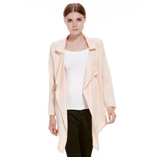 Long Women Coat Windbreaker Long Sleeve Lapel Thin Trench Coat for Women Outwear Collar Outwear Long Coat ELY