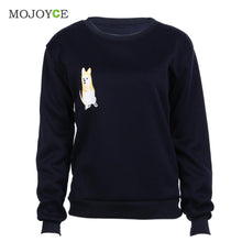 Pullover Hoodies Women Loose Stitching Puppies Kawaii Sweatershirt Hoodies Pink Sweatshirt Women ELY