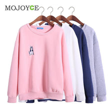 Pullover Hoodies Women Loose Stitching Puppies Kawaii Sweatershirt Hoodies Pink Sweatshirt Women ELY
