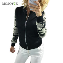 Baseball Jacket Bomber Jacket Women Coat College Casual Camouflage Army Jacket Biker Coat Women Basic Coats ELY