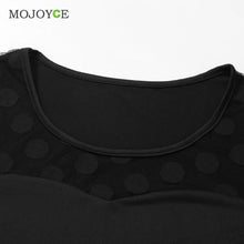 Blusa Women Blouses Long Sleeve Polka Dot Lace Inset Top Shirt Women Blusas Vintage Women Tops Blusas y Camisas Mujer ELY