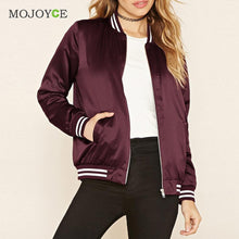 Bomber Jacket Women Baseball Outerwear Padded Coat Women Basic Coats Women Jacket jaqueta feminina ELY