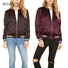 Bomber Jacket Women Baseball Outerwear Padded Coat Women Basic Coats Women Jacket jaqueta feminina ELY