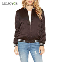 Bomber Jacket Women Baseball Outerwear Padded Coat Women Basic Coats Women Jacket jaqueta feminina ELY