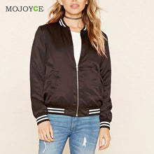 Bomber Jacket Women Baseball Outerwear Padded Coat Women Basic Coats Women Jacket jaqueta feminina ELY