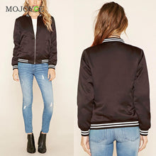 Bomber Jacket Women Baseball Outerwear Padded Coat Women Basic Coats Women Jacket jaqueta feminina ELY