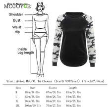 Camouflage Long Sleeve T Shirt Women Crew Neck Wpmen Tops Milk Fabric Tee Shirt Tops T-Shirt Blusa Plus Size ELY