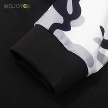 Camouflage Long Sleeve T Shirt Women Crew Neck Wpmen Tops Milk Fabric Tee Shirt Tops T-Shirt Blusa Plus Size ELY