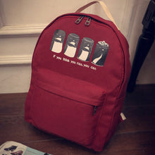 Canvas Backpack Women Ladies Satchel Shoulder School Bagpack Women Rucksacks for Girls Bagpack Bolsa Mochila Feminina ELY