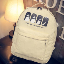 Canvas Backpack Women Ladies Satchel Shoulder School Bagpack Women Rucksacks for Girls Bagpack Bolsa Mochila Feminina ELY