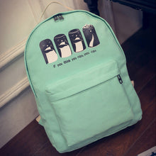 Canvas Backpack Women Ladies Satchel Shoulder School Bagpack Women Rucksacks for Girls Bagpack Bolsa Mochila Feminina ELY