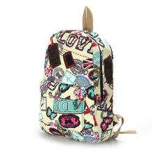 Canvas Backpacks Wome's Shoulder Bags Rucksacks for Teenager Girls School Backpack Small Satchel Bags Bolsa Feminina1STL ELY