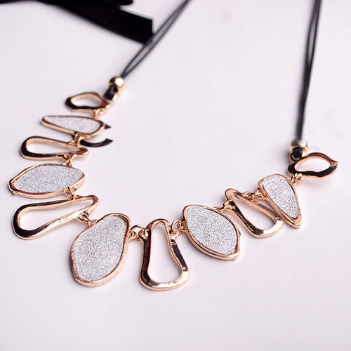 Choker Necklace Bib Statement Charm Collar Pendant Necklace Women Jewelry 1STL ELY