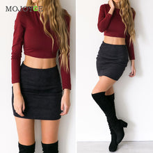 Cotton T shirt Women Blusa Long Sleeve Cross Strap Backless Cropped Sexy Tops T shirt Crop Top Burgundy Black Tees ELY