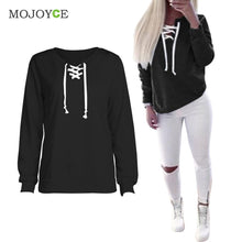 Cross Lace Up Sweatshirt Women Pink Hoodies Women Cross Strap Hoody Sweatershirt Jumper Pullover 1STL ELY
