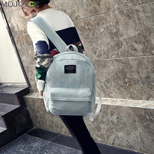 Denim School Bags Backpack Leisure Teenagers Girls Shoulder Bag Travel Satchel Rucksack Bolsas Mochilas Femininas ELY