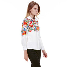 Digital Printed Loose Chiffon Blusas Tops Long Sleeve Shirt Blouse Shirt Women Blusa Feminino Women Tops 1STL ELY