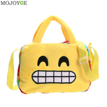 Emoji Face Expression Plush Toy Children Cute Bags School Bag for Teenage Girls emoji Handbag Schoolbag Messenger Bags ELY