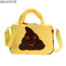 Emoji Face Expression Plush Toy Children Cute Bags School Bag for Teenage Girls emoji Handbag Schoolbag Messenger Bags ELY