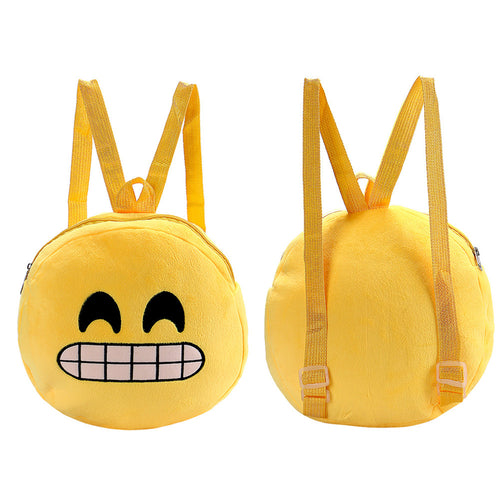 Face Expression Plush Toy Children Backpacks for Teenage Girls Schoolbag Girl Backpack Mochila School Bags for Teenagers ELY