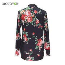 Floral Print Jacket Women Long Sleeve Knitted Cardigan Loose Sweater Outwear Women Jacket Flower Coat Jaqueta Feminina ELY