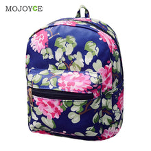 Floral Print Leather Backpack Shoulder School Bags For Teenagers Backpacks for Teenage Girls Satchel Backpack Women ELY