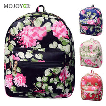 Floral Print Leather Backpack Shoulder School Bags For Teenagers Backpacks for Teenage Girls Satchel Backpack Women ELY