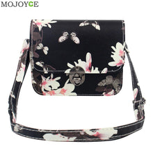 Floral Print Women Bag Casual Women Messenger Bags Crossbody PU Leather Handbag Travel Shoulder Bags bolsa feminina 1STL ELY